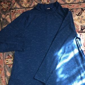 Knee length navy blue dress